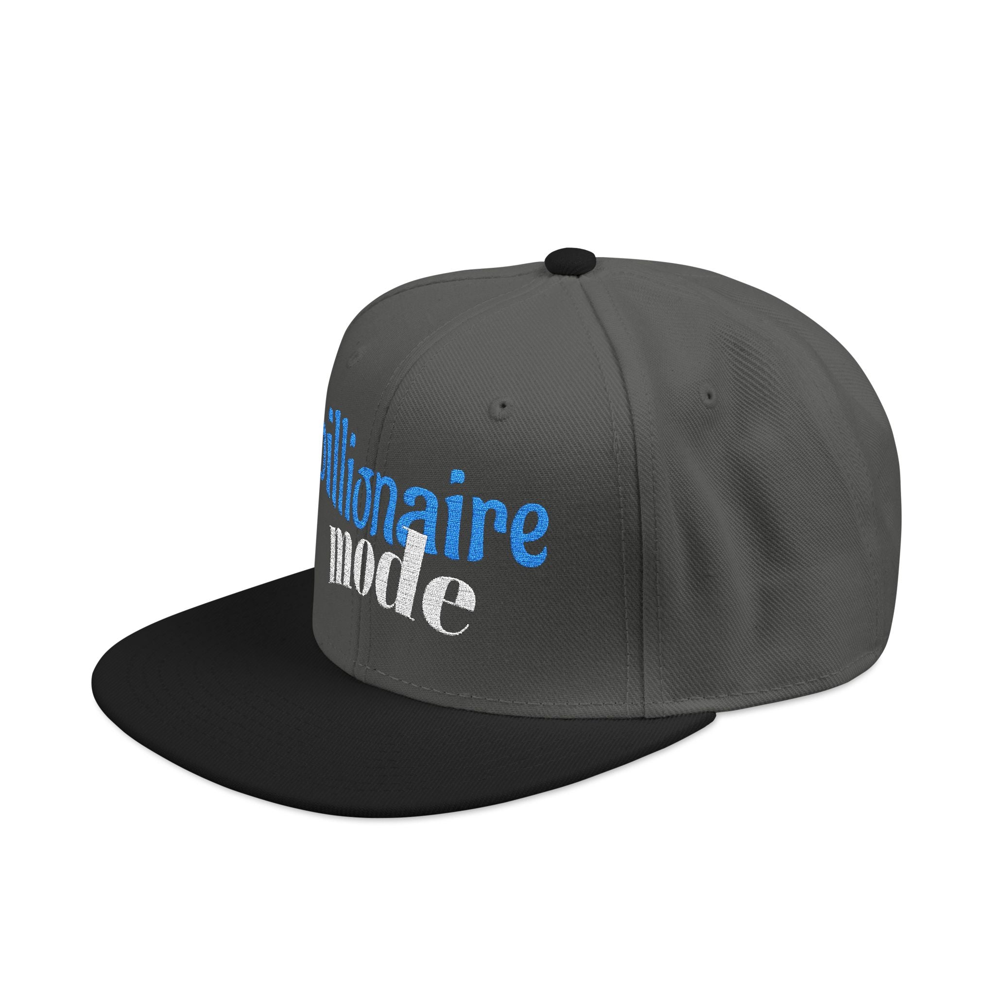 Billionaire Mode Embroidered Snapback Hat
